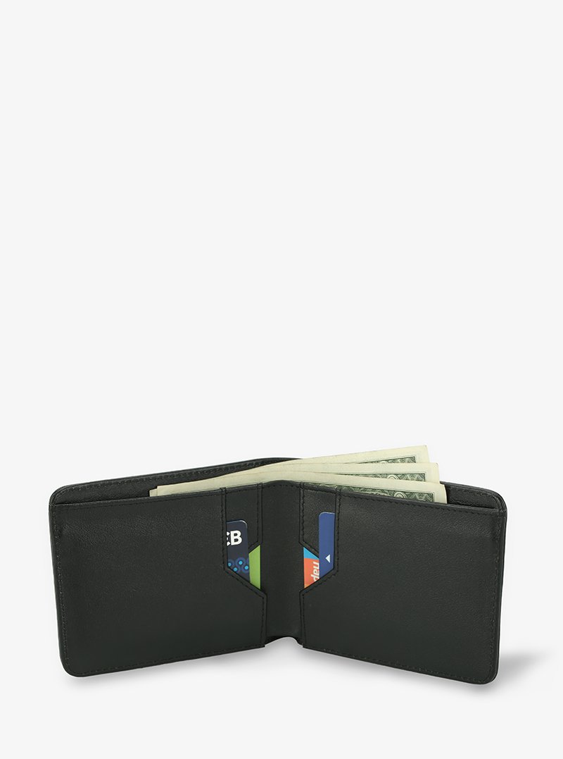 Alohaleather Bifold Wallet In Black - Image 6