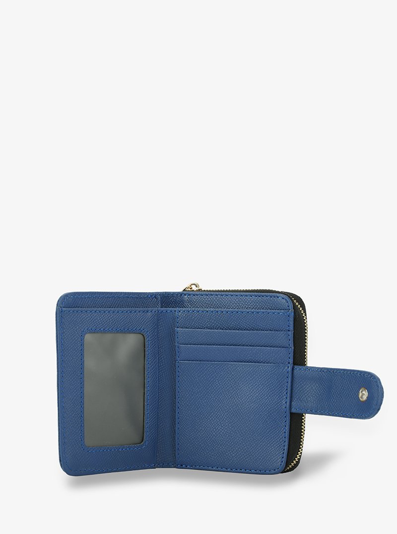 Alohaleather Box Stand Wallet In Blue Epsom Leather - Image 2