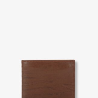 Bifold Wallet In Alohaleather Dark Wood Pattern Leather