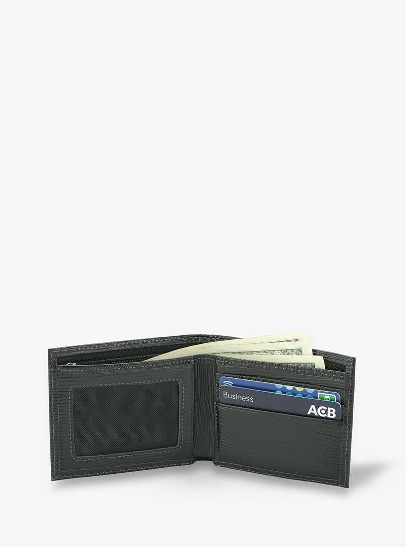 Alohaleather Bifold Wallet In Black Leather - Image 6