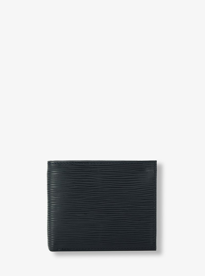 Bifold Wallet In Alohaleather Dark Blue EPI Leather
