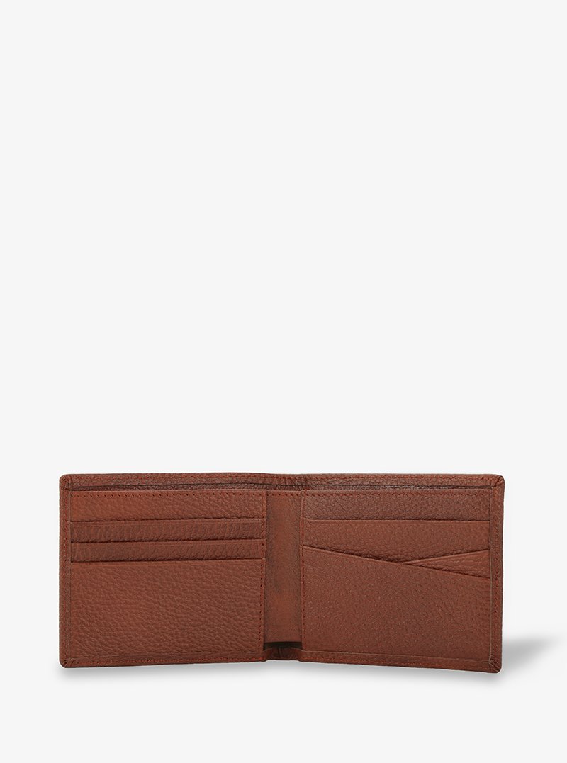 Alohaleather Bifold Wallet In Premium Brown Mill - Image 3