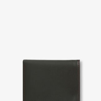 Bifold Stand Wallet in Dark Brown Leather