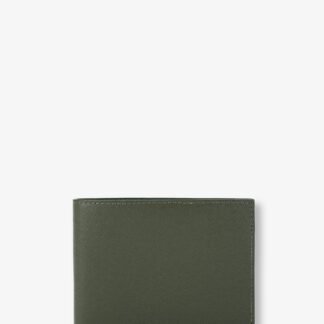Bifold Wallet In Alohaleather Dark Green Taiga Leather