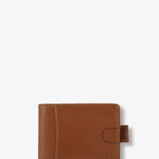 Bifold Wallet In Brown Y Stripe Taiga AlohaLeather