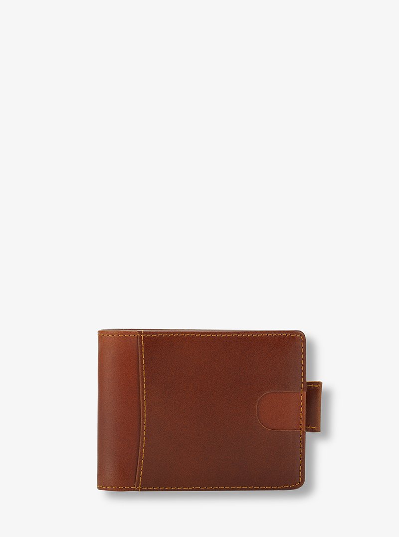 Bifold Wallet In Vintange Brown AlohaLeather