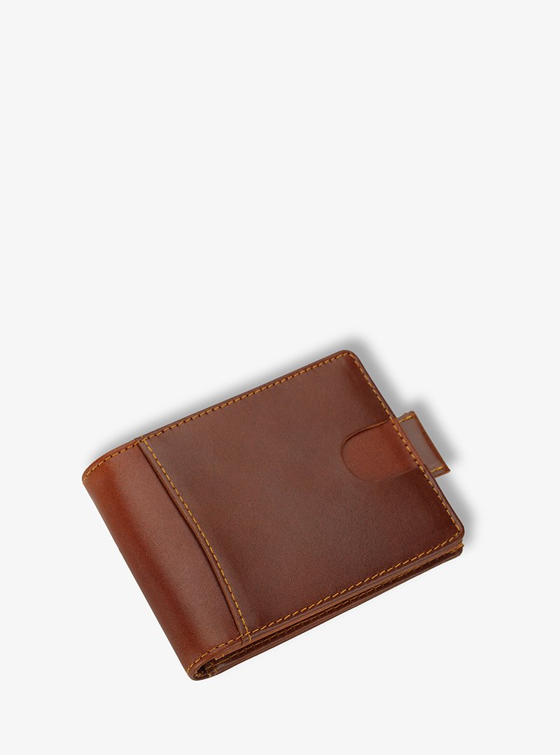 Alohaleather Bifold Wallet In Vintange Brown Leather - Image 3