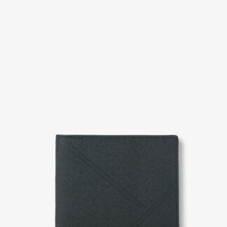 Bifold Wallet In Black Y Stripe Taiga