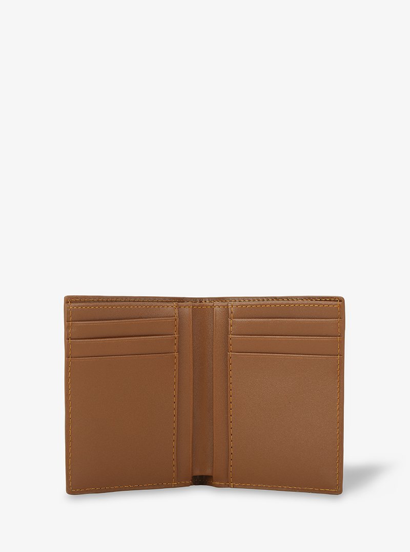 Alohaleather Bifold Wallet In Black Taiga Y Stripe - Image 3