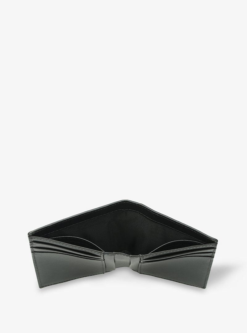 Alohaleather Bifold Stand Wallet In Black Blue Taiga Y Stripe - Image 4