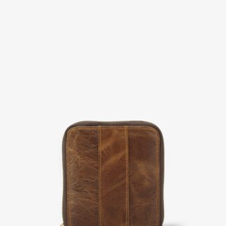 Box Wallet In Vintage Leather