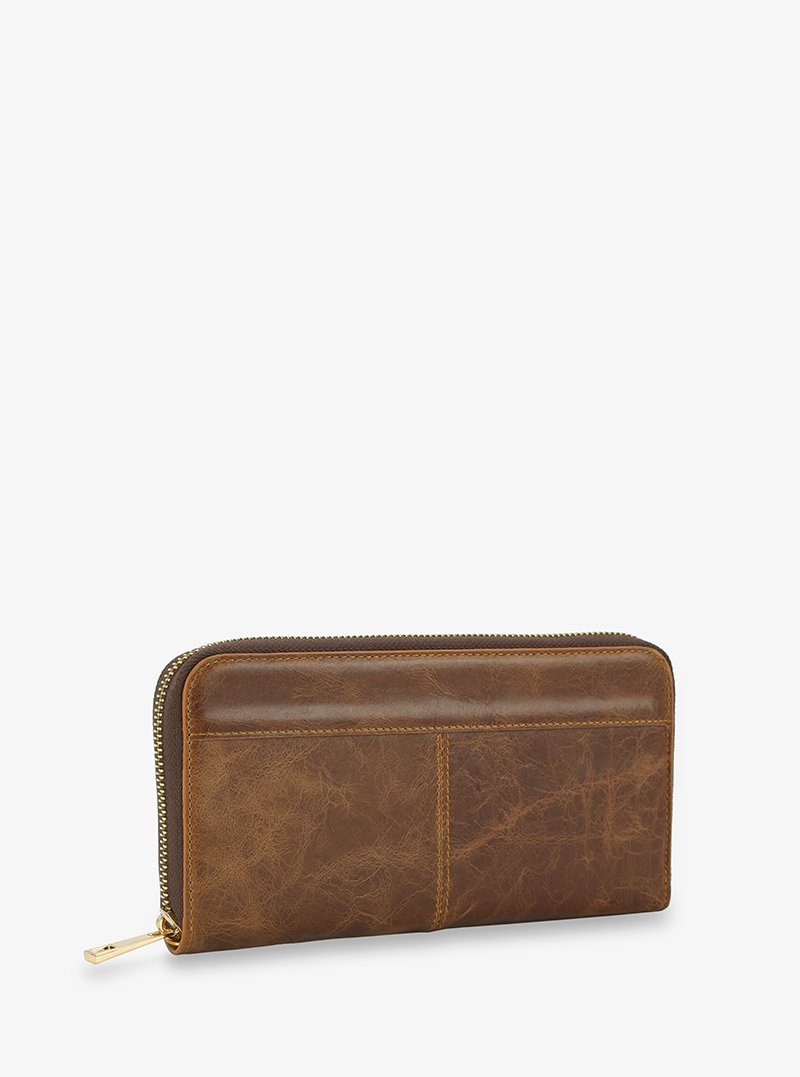 Alohaleather Large Wallet In Vintage Leather - Image 2