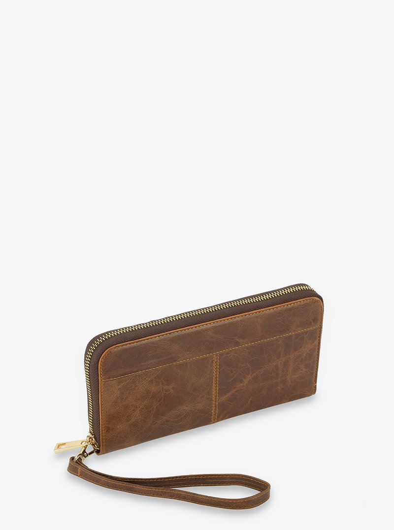 Alohaleather Large Wallet In Vintage Leather - Image 3
