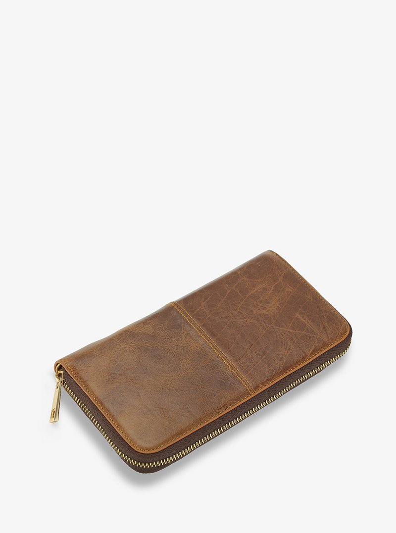 Alohaleather Large Wallet In Vintage Leather - Image 5