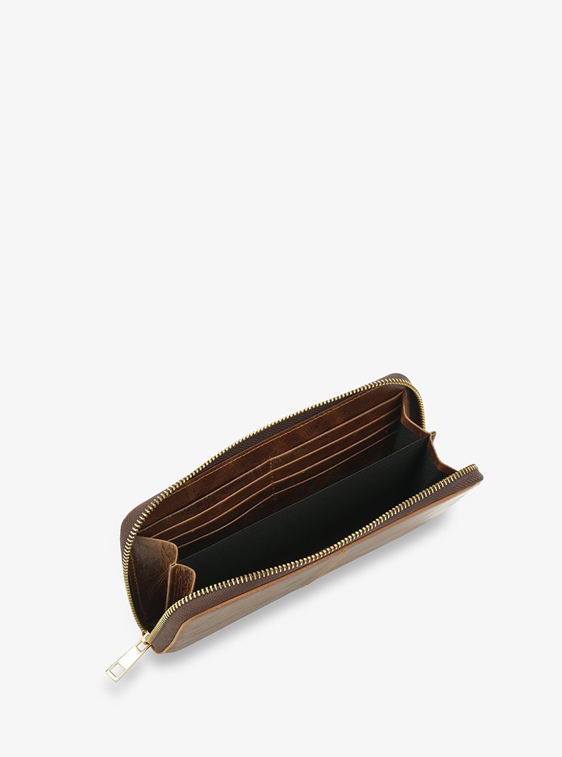 Alohaleather Large Wallet In Vintage Leather - Image 6