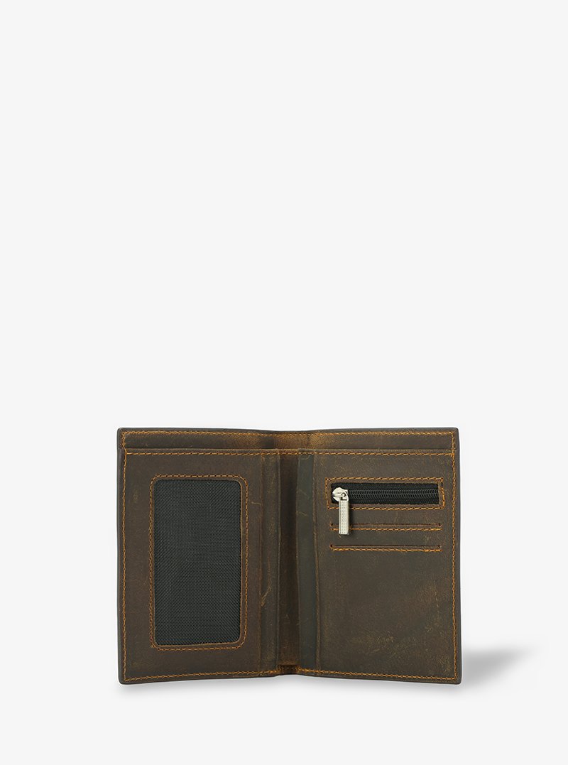 Alohaleather Vintage Stand Wallet With Zip Coin Pocket - Image 4