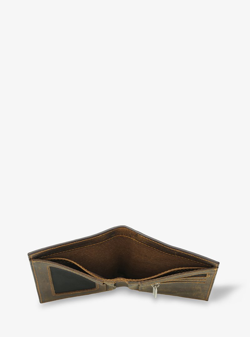 Alohaleather Vintage Stand Wallet With Zip Coin Pocket - Image 5