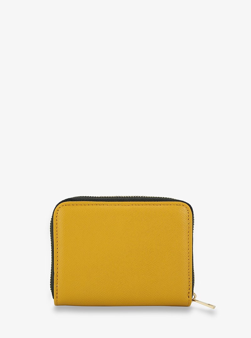Box Stand Wallet In Yellow Alohaleather Epsom Leather