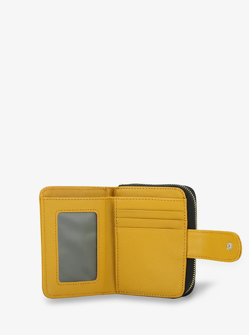 Alohaleather Box Stand Wallet In Yellow Epsom Leather - Image 2