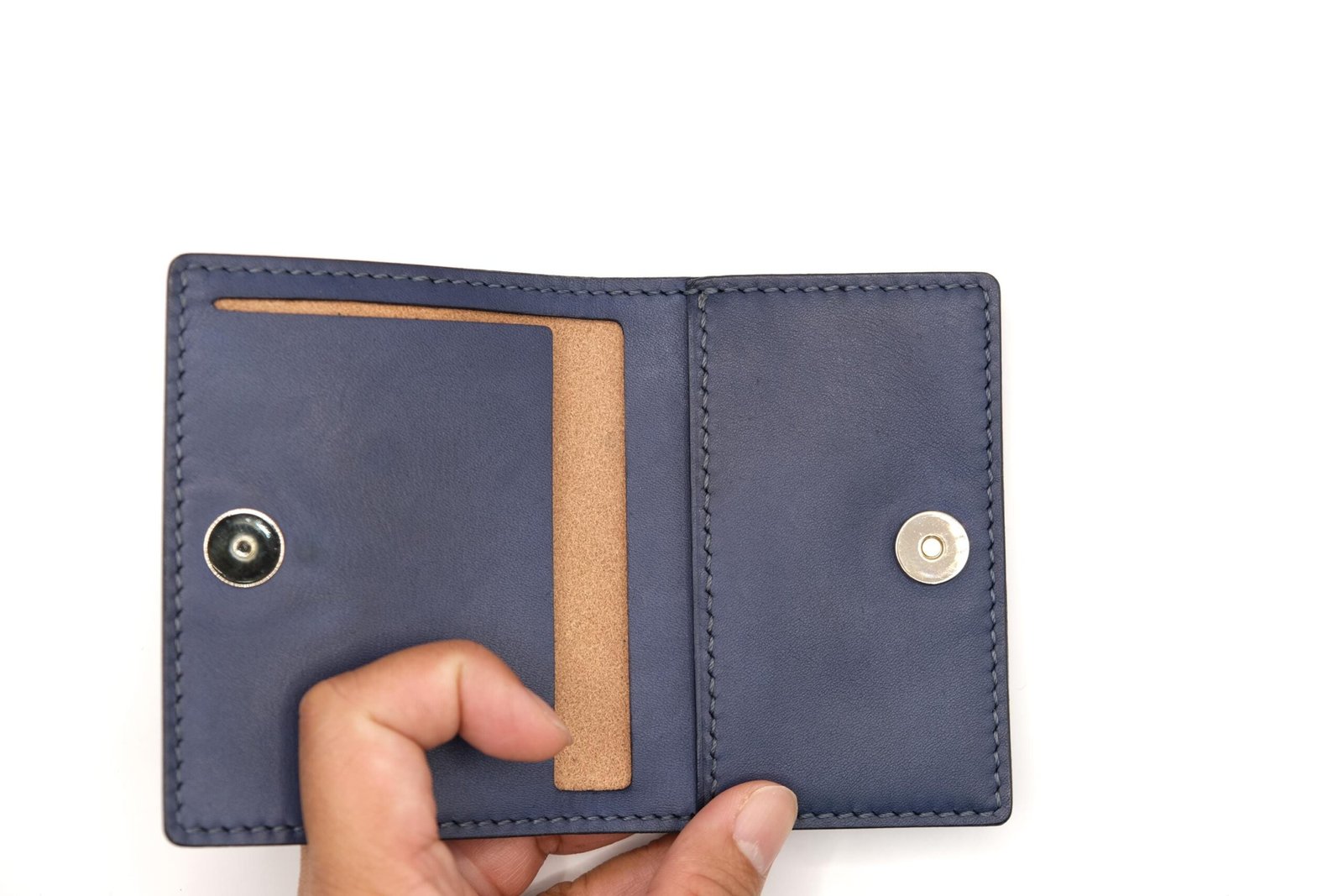 Hand-Carved Whale Mini Leather Wallet – Ocean Lover Gift, Handmade Slim Wallet, Whale Wallet - Image 9