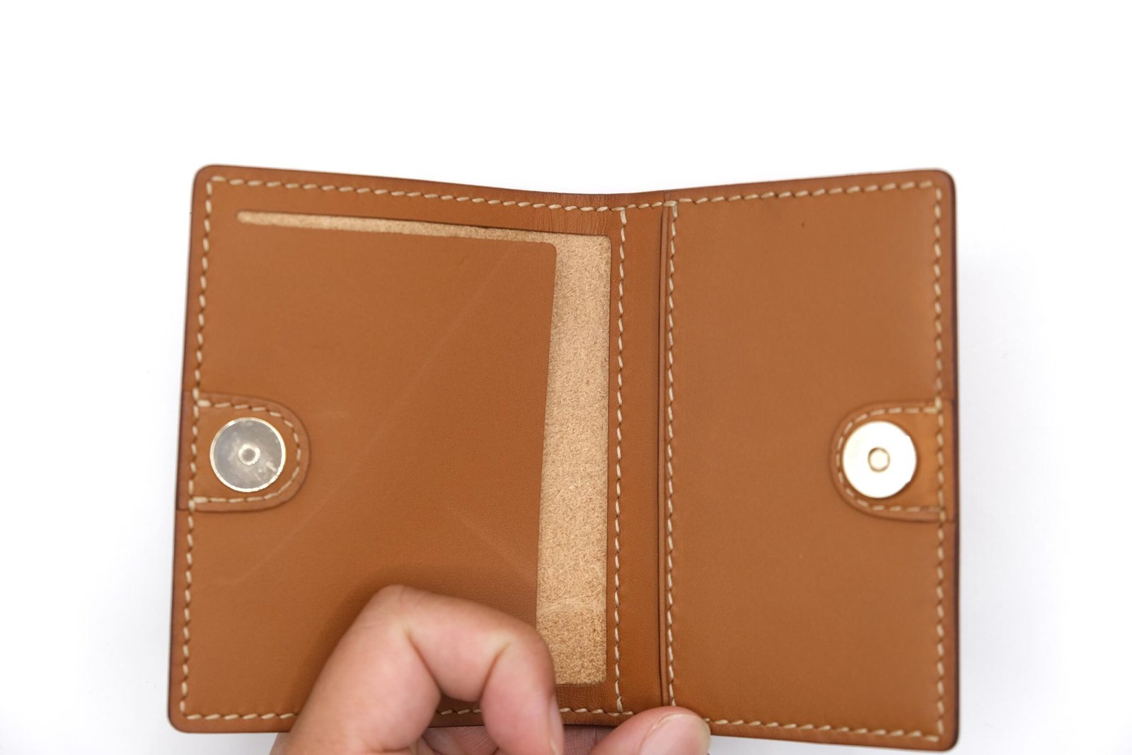 Mini Leather Wallet with Hand-Carved Owl – Woodland Animal Wallet, Nature-Inspired Gift - Image 8