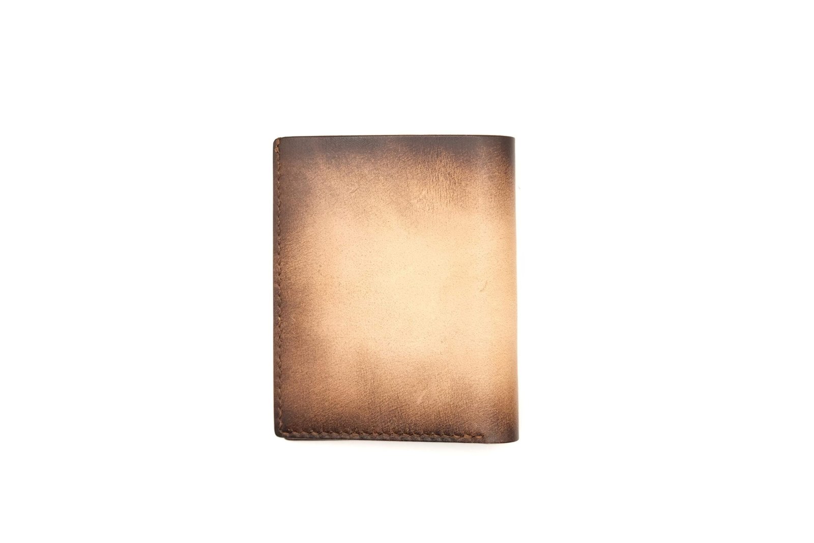 Vertical Bifold Leather Wallet with Hand-Carved Fox – Fox Art Wallet for Him or Her - Image 4