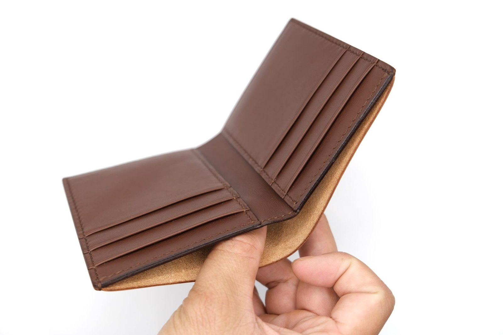 Vertical Bifold Leather Wallet with Hand-Carved Fox – Fox Art Wallet for Him or Her - Image 9