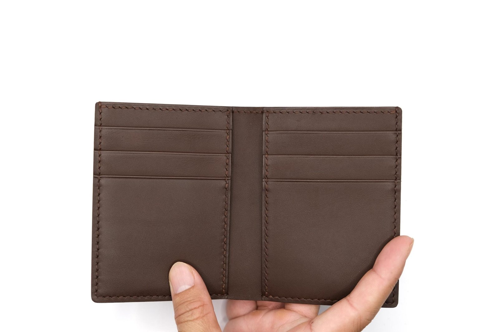 Vertical Bifold Leather Wallet with Hand-Carved Rabbit – Bunny Wallet, Gift for Him or Her - Image 10