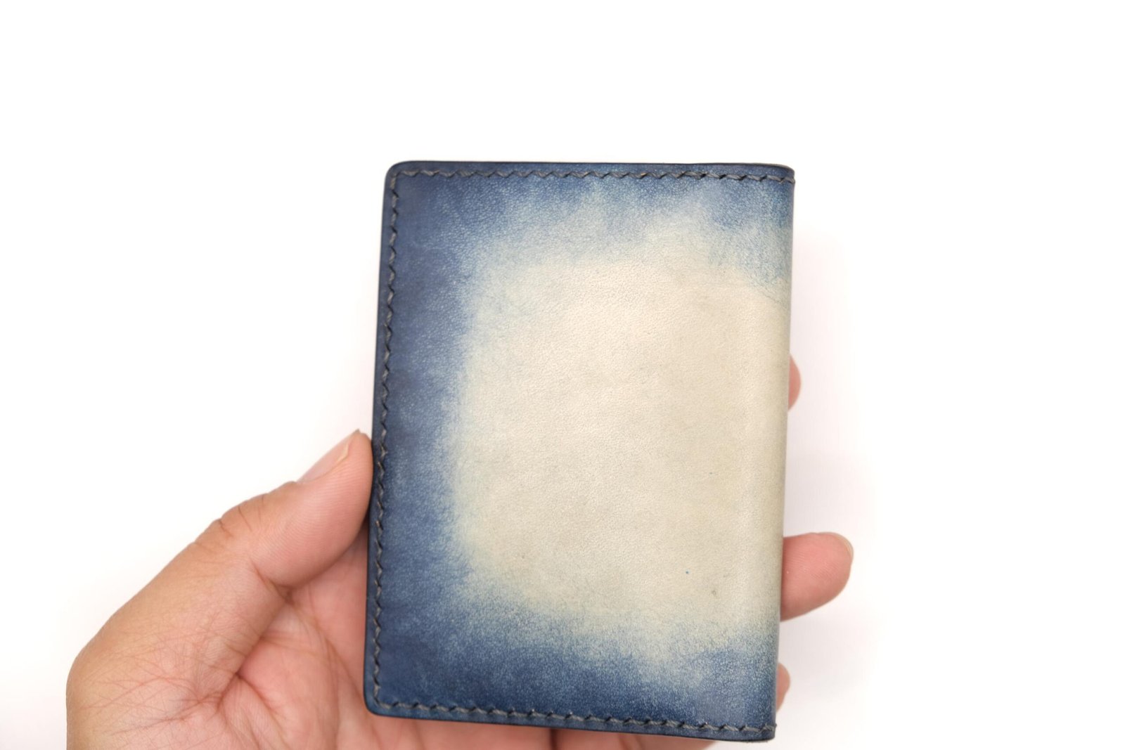 Mini Leather Wallet with Hand-Carved Sea Turtle – Handmade Art - Image 9
