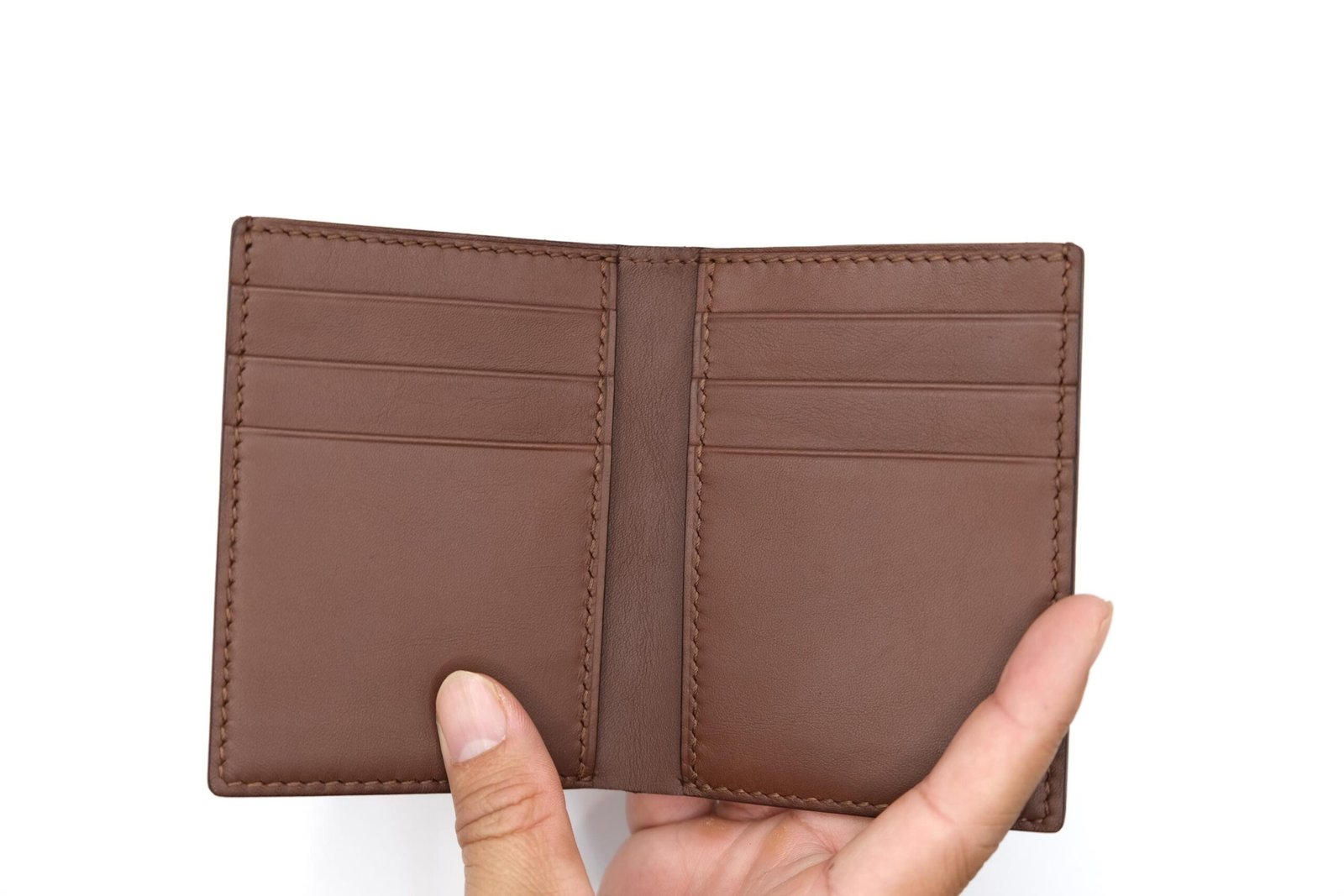 Hand-Carved Leather Tall Bifold Wallet with Lion Cub – Handmade Lion Lover Gift - Image 10