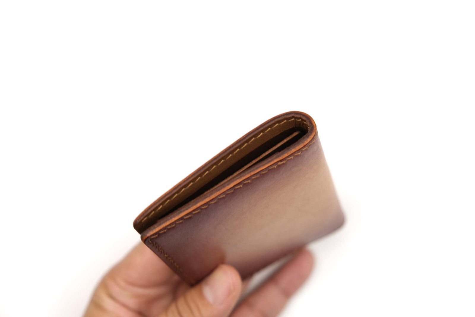 Mini Leather Wallet with Hand-Carved Cat Portrait – Orange Tabby Wallet, Pet Lover Gift, Cat Art Wallet - Image 8