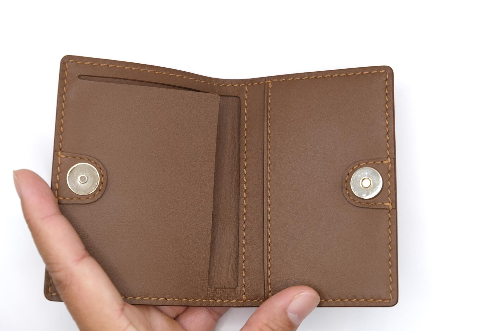 Mini Leather Wallet with Hand-Carved Cat Portrait – Orange Tabby Wallet, Pet Lover Gift, Cat Art Wallet - Image 6