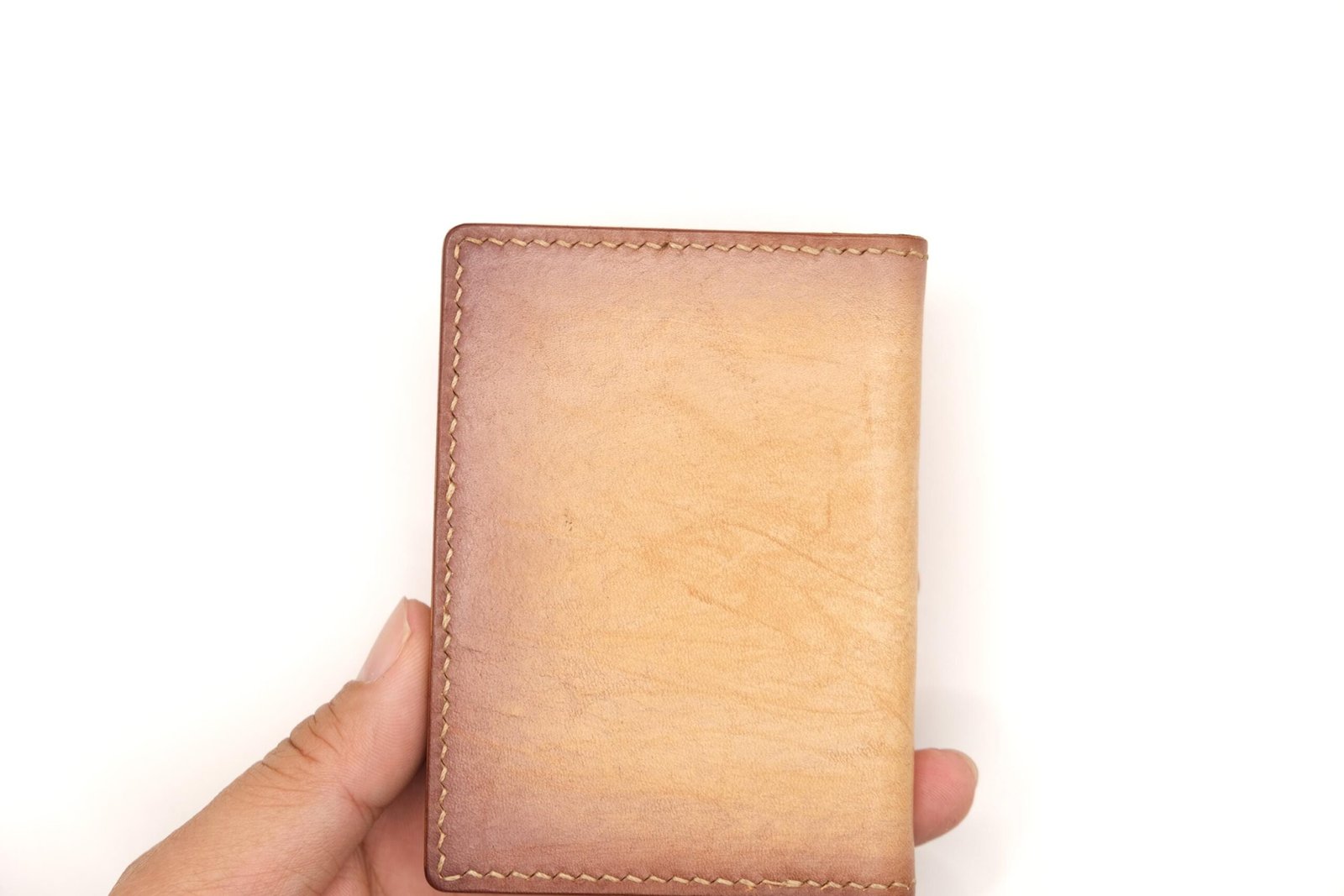 Mini Leather Wallet with Hand-Carved Owl – Woodland Animal Wallet, Nature-Inspired Gift - Image 4