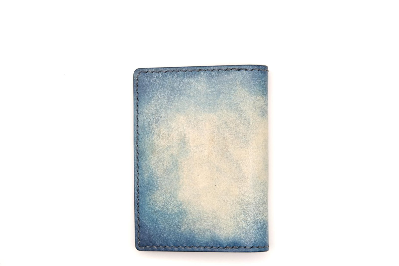 Mini Leather Wallet with Hand-Carved Blue Sea Turtle – Honu Wallet, Ocean Lover Gift, Marine Life Art - Image 5