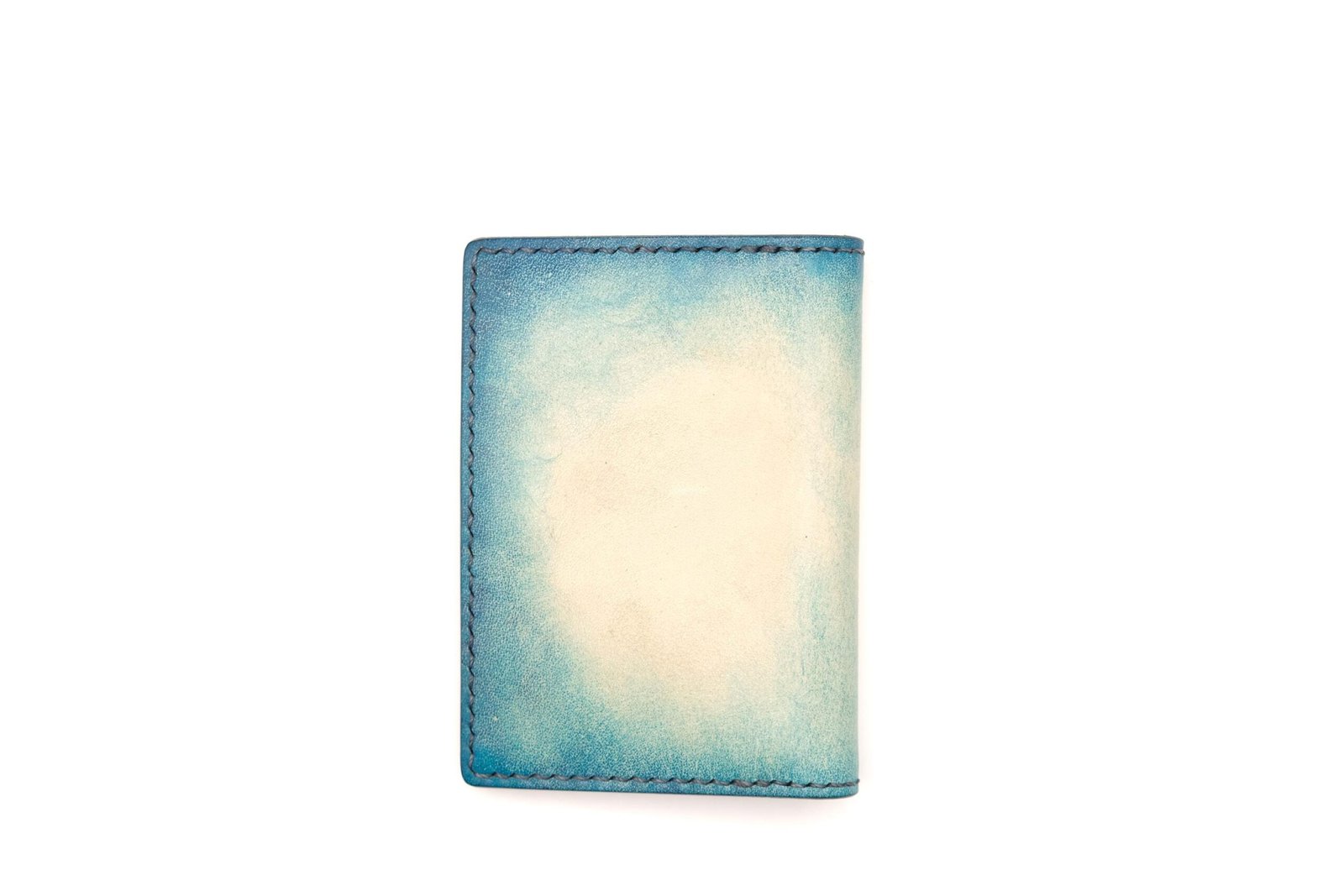 Mini Leather Wallet with Baby Sea Turtle – Hand-Carved Honu Slim Wallet, Ocean Wildlife Art - Image 3