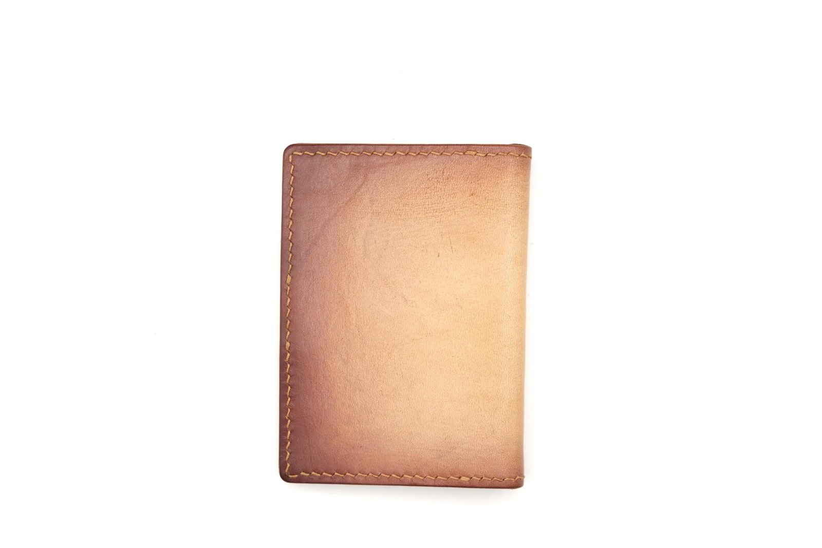 Mini Leather Wallet with Hand-Carved Fox – Handmade Leather Wallet, Minimalist Wallet, Forest Fox Gift - Image 4