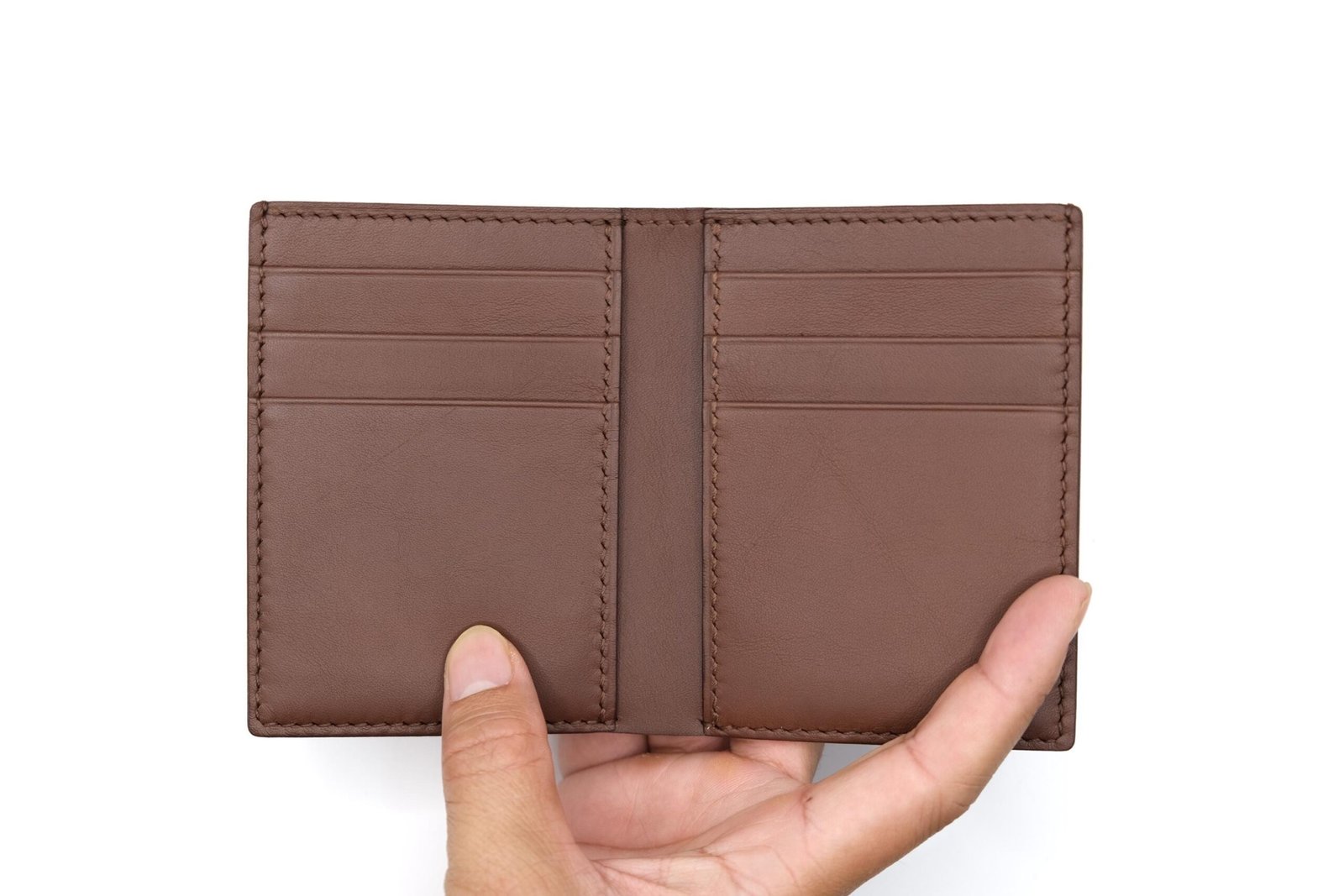 Vertical Bifold Leather Wallet with Hand-Carved Fox – Fox Art Wallet for Him or Her - Image 7