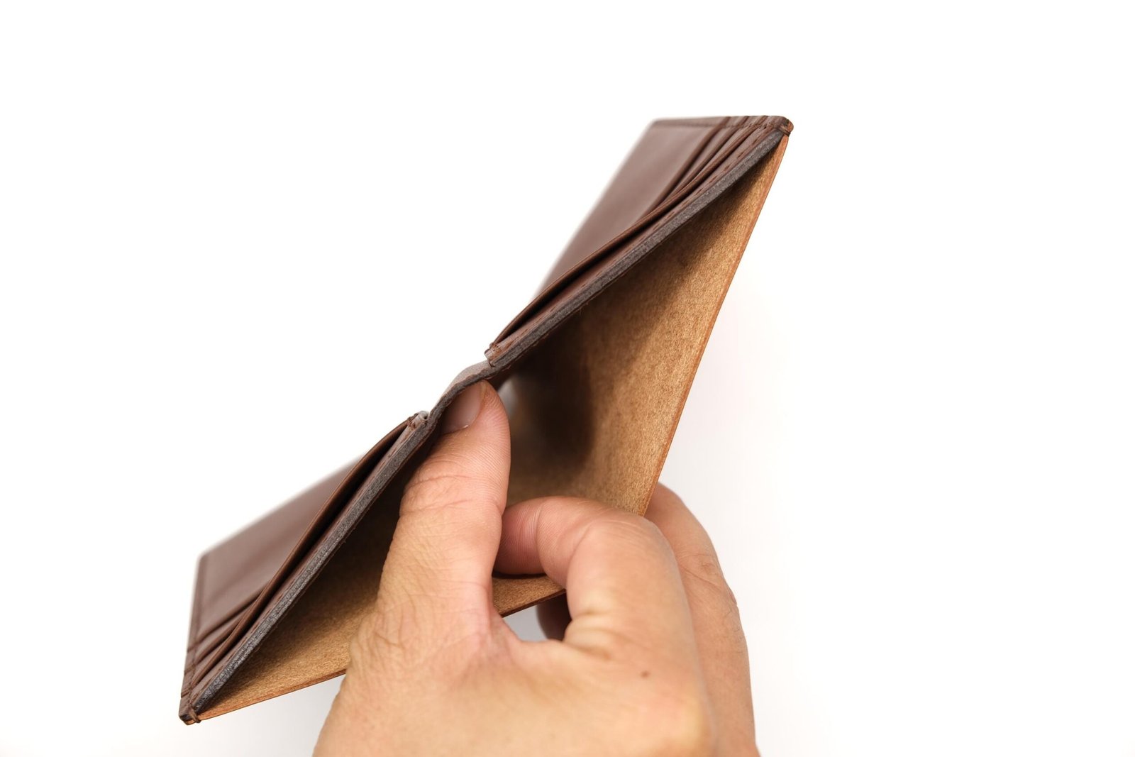 Tall Bifold Leather Wallet with Hand-Carved Japanese Oni Mask – Samurai Demon – Unique Wallet - Image 8