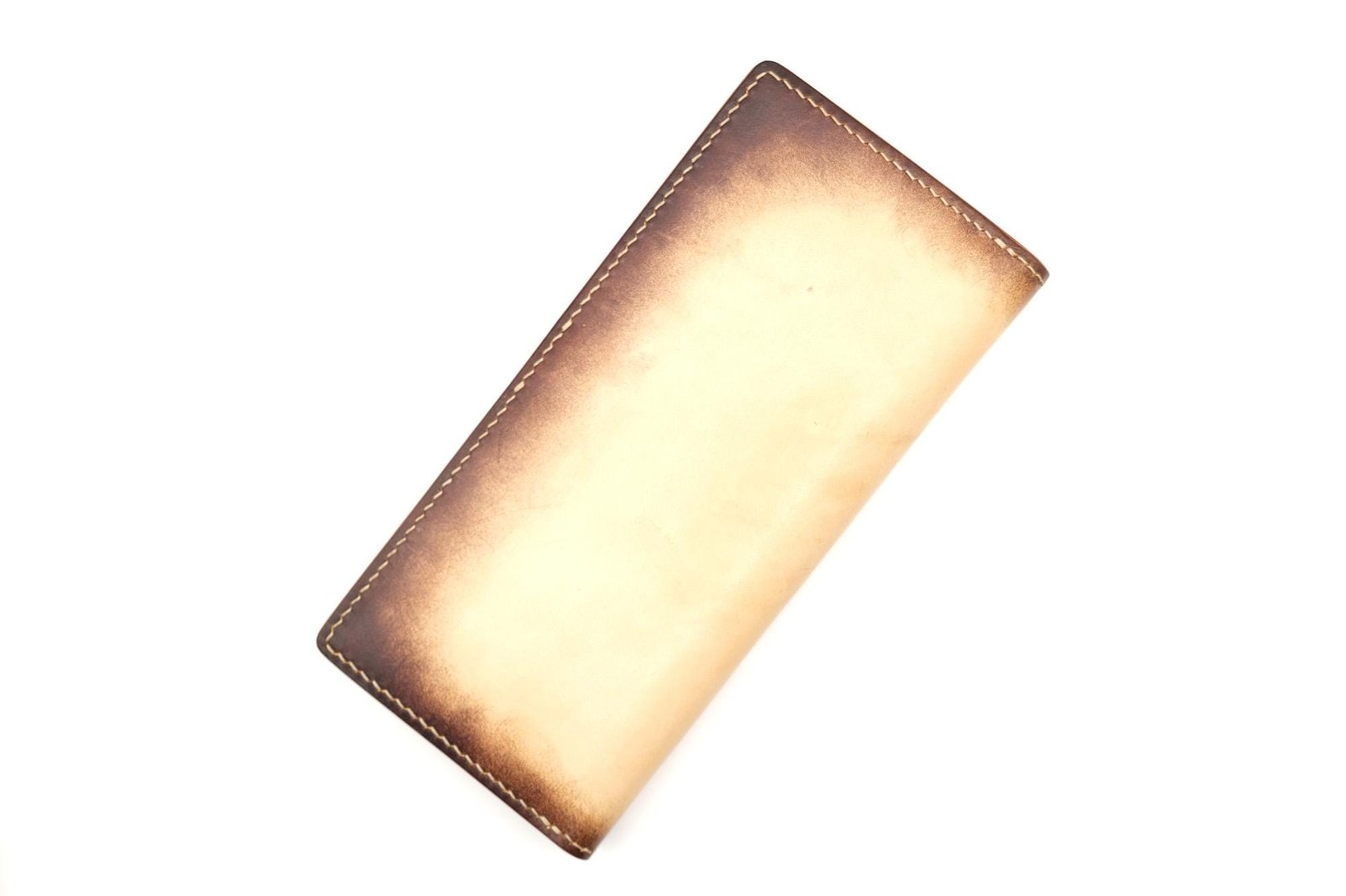 Hand-Tooled Leather Long Wallet – Robin and Acorn Design | Nature-Inspired Leather Bifold for Women or Men - Image 4