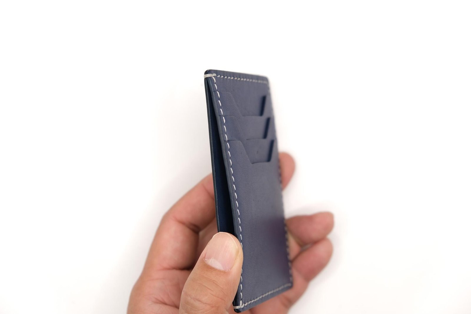 Hand-Carved Leather Card Holder with Sea Turtle – Gift for Ocean Lovers - Image 9