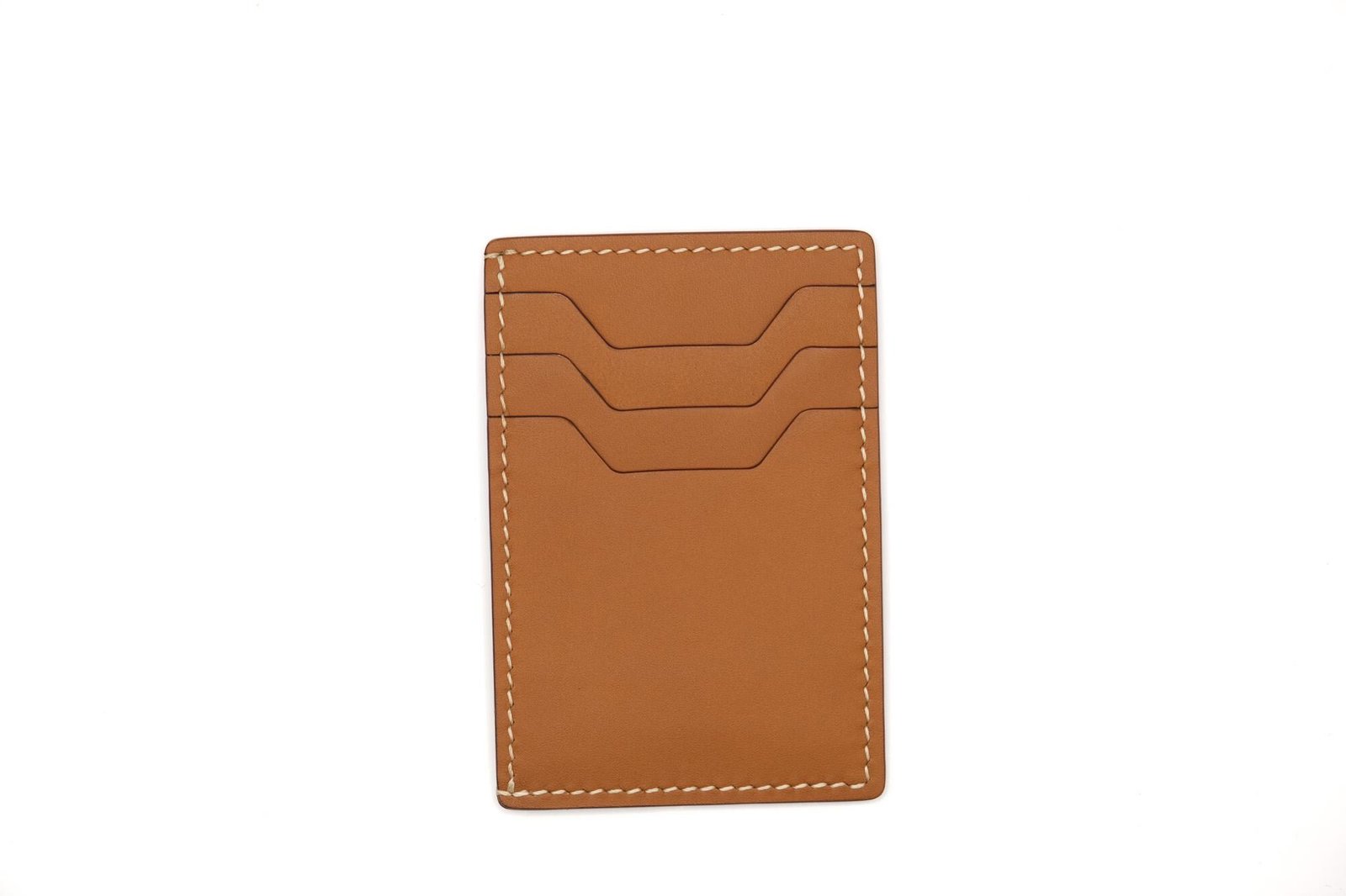Hand-Carved Leather Card Holder with Barn Owl – Woodland Slim Wallet - Image 5