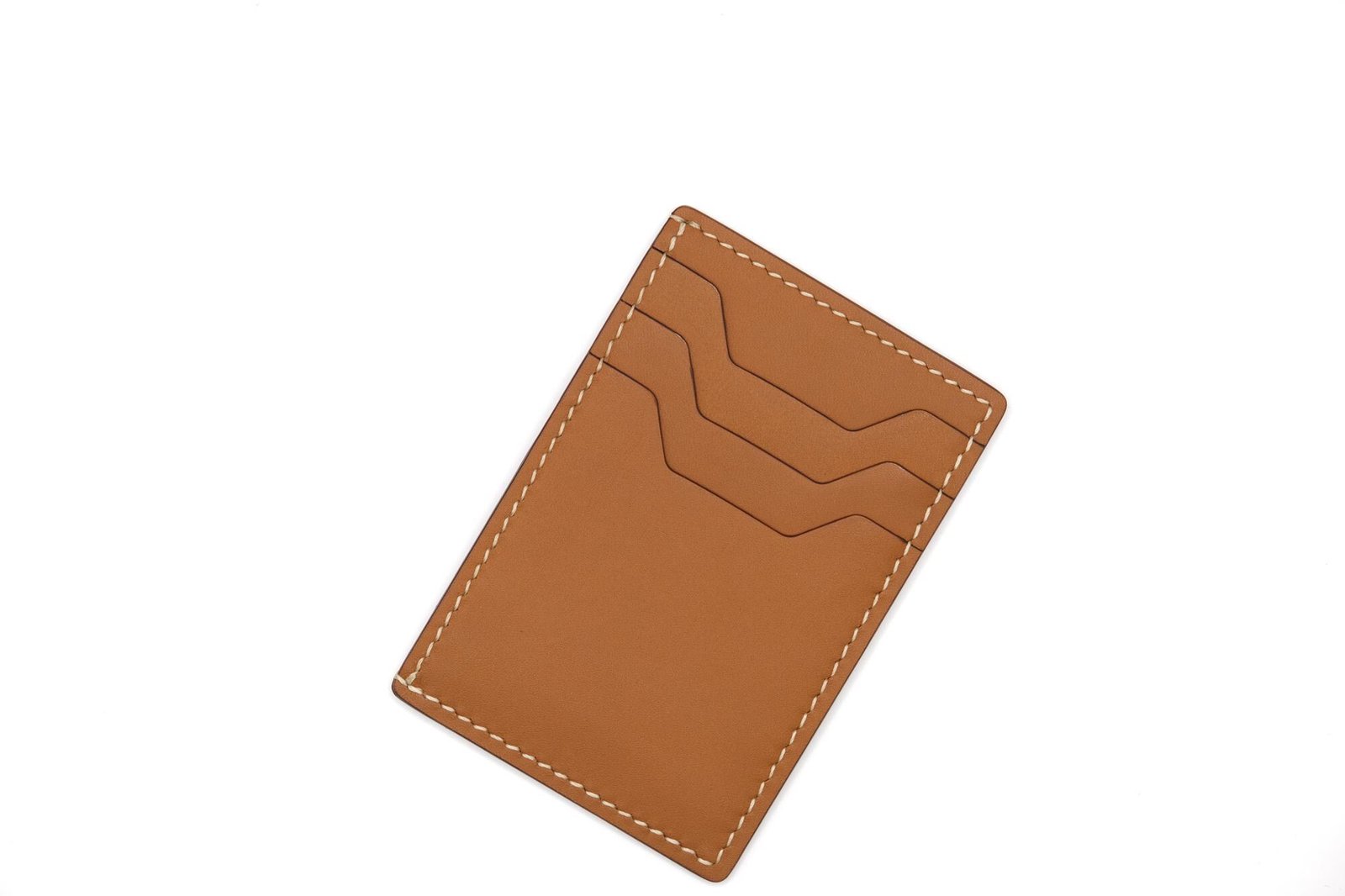 Hand-Carved Leather Card Holder with Barn Owl – Woodland Slim Wallet - Image 6