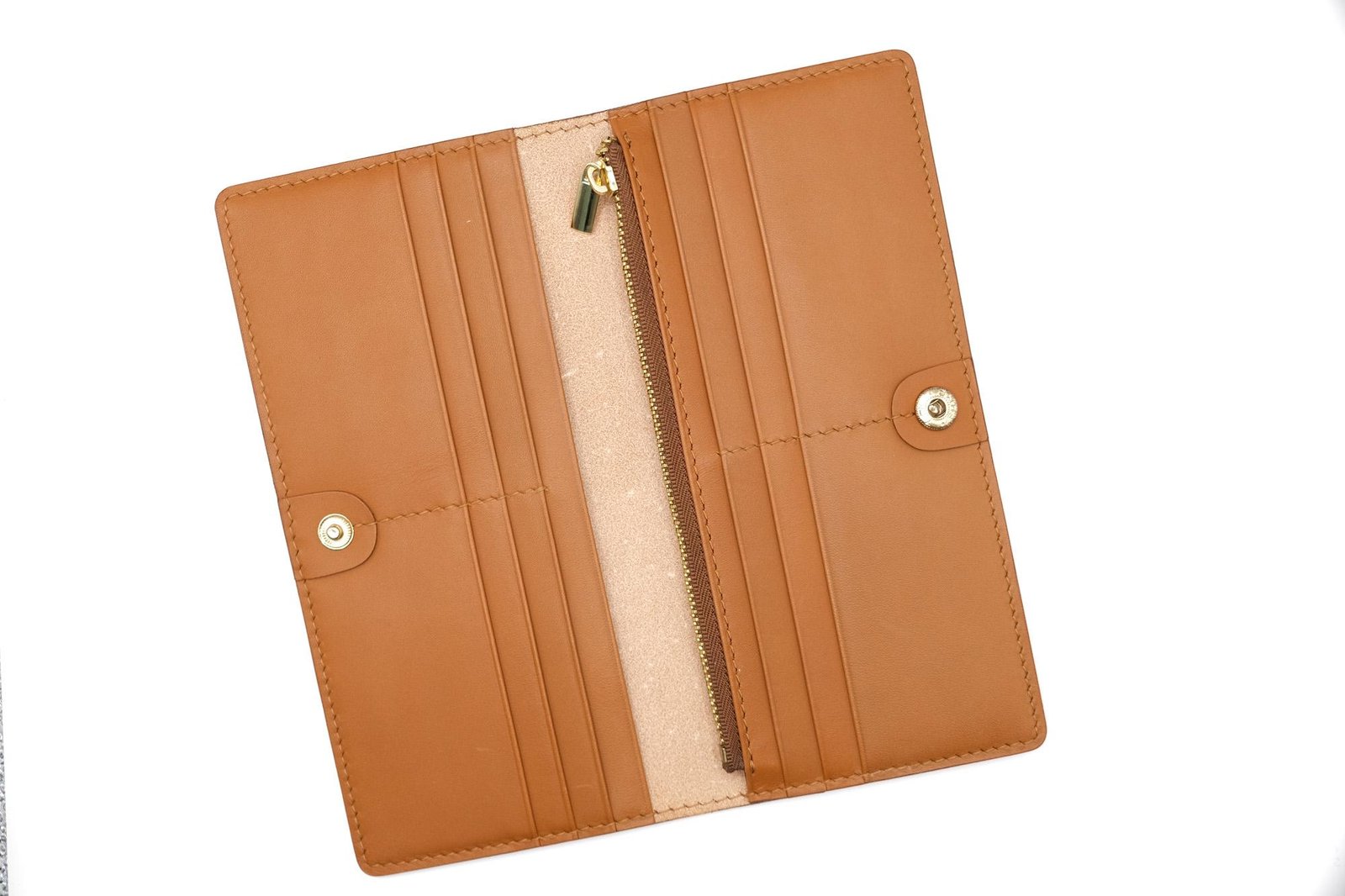 Hand-Tooled Leather Long Wallet with Bird and Blossoms – Handmade Leather Wallet with Long-Tailed Bird - Image 8